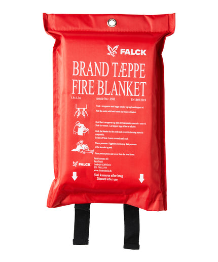 Brandtæppe i etui 180 x 120 cm