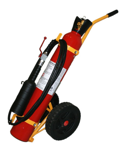 10 kg CO2 slukker med kørestel