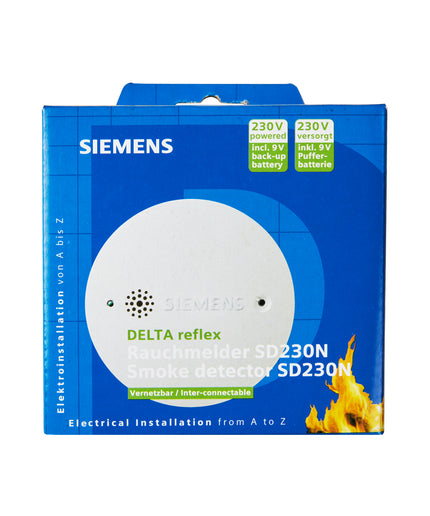 Røgalarm trådført til seriekobling