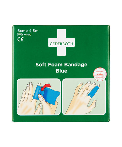 Plaster soft - Blåt 6 cm x 4,5 meter