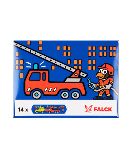 Børneplaster med brandbil