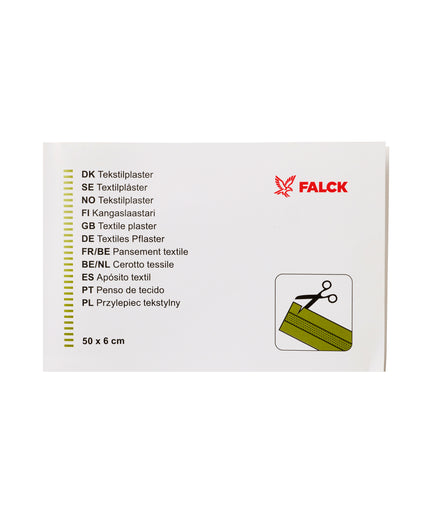 Plaster tekstil klip selv - str. 6x50 cm