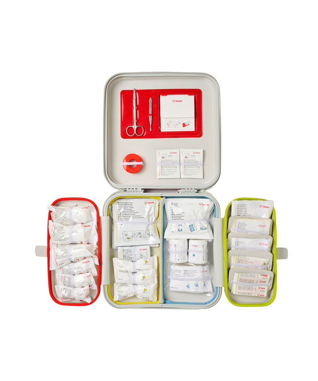 Førstehjælpskasse Standard i rød