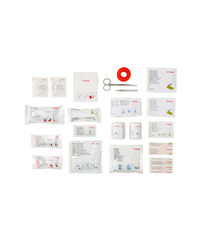 Førstehjælpskasse Standard i rød