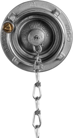 Slutdæksel B - 3" med lås uden nøgle