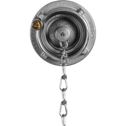 Slutdæksel C - 2" med lås uden nøgle