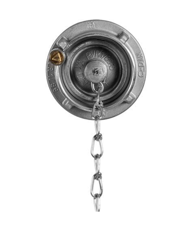 Slutdæksel C - 2" med lås uden nøgle