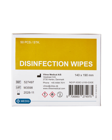 Desinfektions-servietter 50 stk.