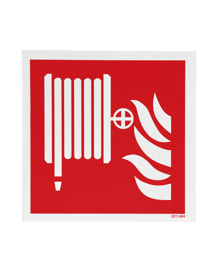 Skilt slangevinde, vinkel 150x150 mm mat