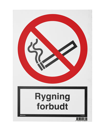 Skilt - Rygning forbudt A4
