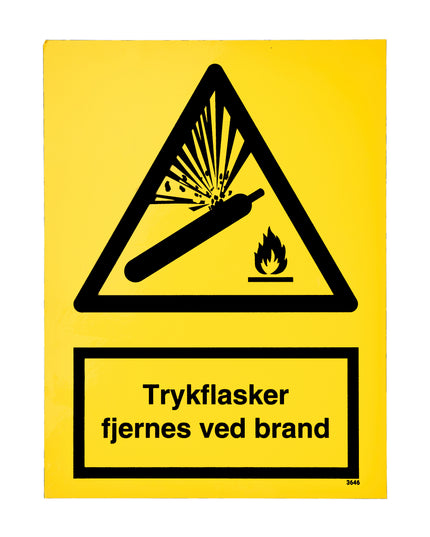 Folie- Trykflasker fjernes ved brand 197x147 mm