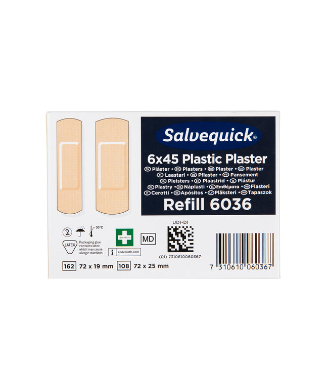Plaster plast - Refill 6 x 45 stk.