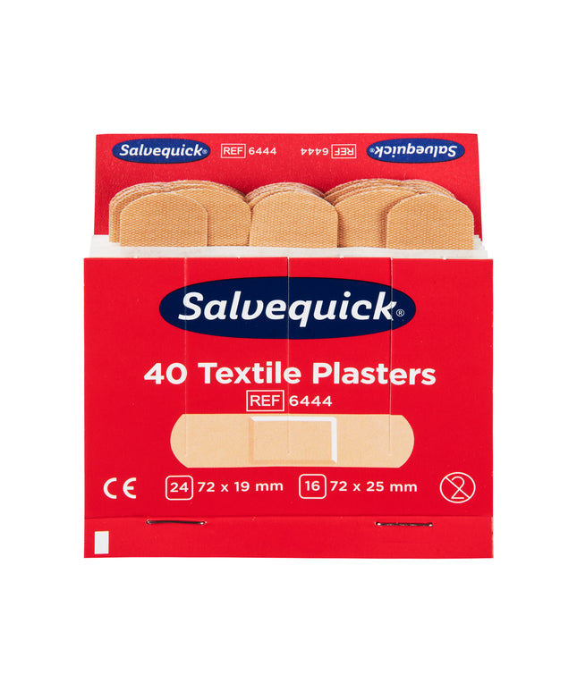 Plaster tekstil  - Refill 6 x 40 stk.