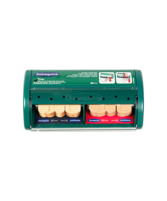 Plasterautomat kombi af plast og tekstil plaster