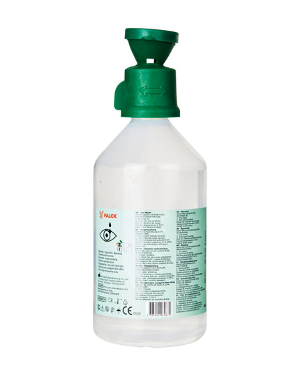 Øjenskyllevæske 500 ml. Falck Rund flaske