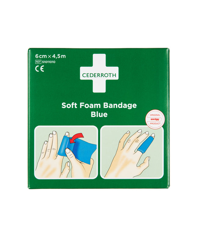 Plaster soft - Blåt 6 cm x 4,5 meter