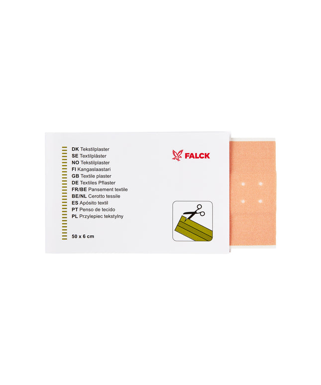 Plaster tekstil klip selv - str. 6x50 cm