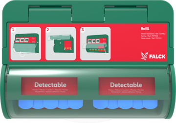 Plasterautomat Blåt Detektorplaster