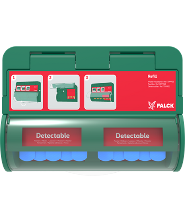 Plasterautomat Blåt Detektorplaster